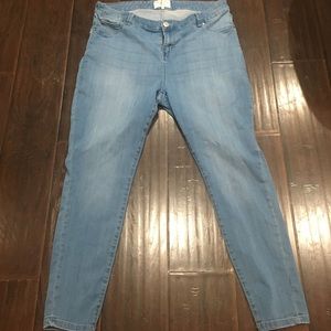Light to medium wash jeans